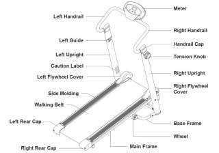 Stamina Avari Folding Magnetic Resistance Manual Treadmill NEW 2011 