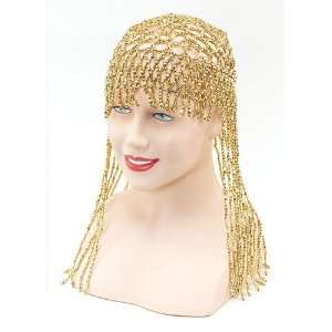   Online New Gold Bead Headpiece Cleopatra Fancy Dress: Toys & Games