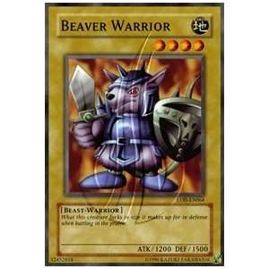   Blue Eyes White Dragon 1st Edition LOB 64 Beaver Warrior: Toys & Games