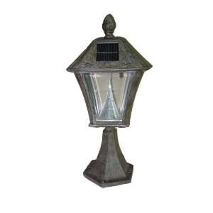 Gamasonic 106311 GS 106P Baytown Solar Lamp with Flat Mount and 6 
