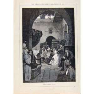   London Almanack Carpet Market Cairo Egypt 1890 Print: Home & Kitchen