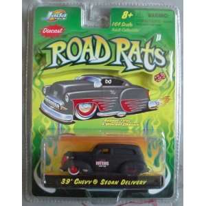  Road Rats 39 Chevy Sedan Delivery BLACK: Toys & Games