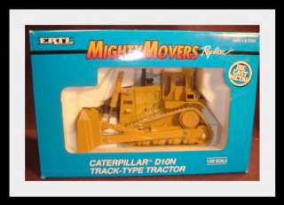 Ertl 150 Caterpillar D10N Track Type Tractor 1992 Might Movers #2436 