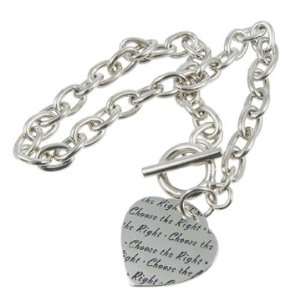  LDS CTR One Heart Charm Bracelet: Jewelry