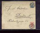 Russia Stationery cover TPO nr 7 Sent 4 May 1891 Germany  