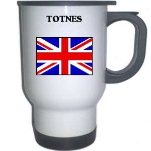  UK/England   TOTNES White Stainless Steel Mug 