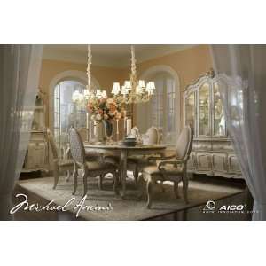  Lavelle Blanc Oval Dining Room Set   Aico Furniture: Home 