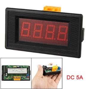   DC 5V 3 1/2 Red LCD Digital Ammeter AMP Panel Meter: Home Improvement