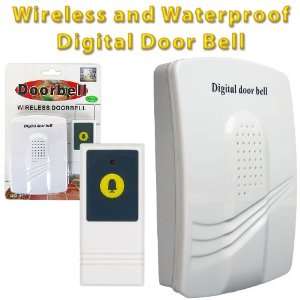  Wireless Door Bell with Waterproof Button   As Seen on TV 