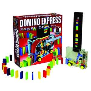 Motorized POWER DEALER DOMINO RALLY EXPRESS New game toy Sealed  