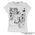   Womens T shirt chugaku White Size S M designed by Aya Takano Japanese