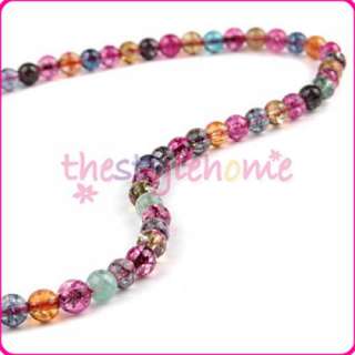 6mm Tourmaline Quartz Gemstone Loose Beads Necklace Make  