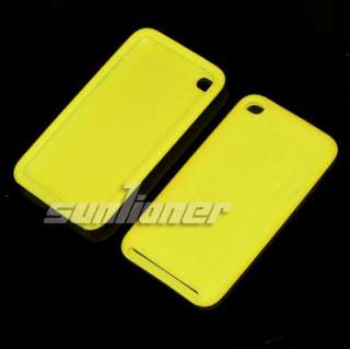 New iPod Touch 4 4th Gen SILICONE CASE+Screen Protector  