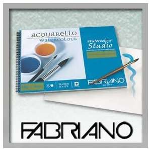    Fabriano Studio Watercolor Paper Spiral Pad 9x12