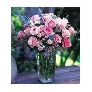  Victorian Pink Rose Vase: Home & Kitchen