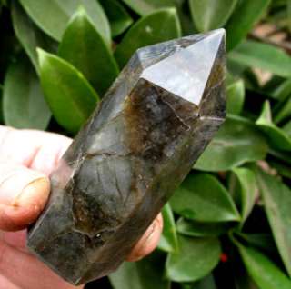 long NATURAL Labradorite Crystal POINT Gem Healing  