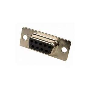  Female DB9 Solder Connector 1 Pk Silver. Electronics