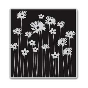  New   Hero Arts Cling Stamps   Silhouette Flower by Hero 