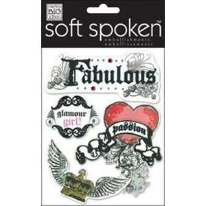   Spoken Themed Embellishments: Tattoo  Fabulous: Arts, Crafts & Sewing
