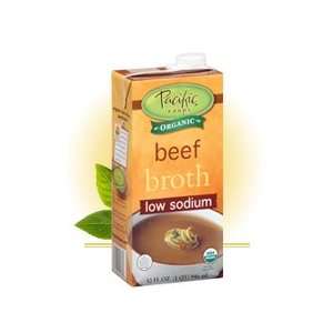 Beef Broth Organic Low Sodium 32 oz:  Grocery & Gourmet 