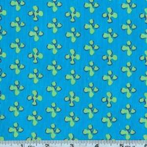   Blossoms Blue Fabric By The Yard: mark_lipinski: Arts, Crafts & Sewing