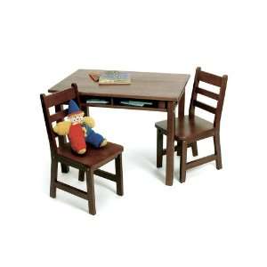  Lipper International 534x Rectangular Table with 2 Chairs 