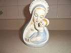 beautiful vgc virgin mary and baby jesus porcelian figurine planter