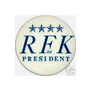  Campaign pinback button Robert Kennedy pin 68  1.75 
