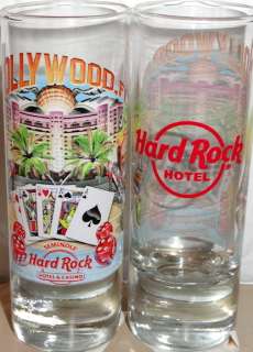 Hard Rock Hotel HOLLYWOOD FL 4 City SHOT GLASS Cordial  