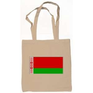  Belarus, Belarusian Flag Tote Bag Natural 