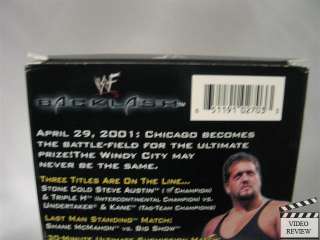 WWF Backlash 2001 VHS Stone Cold, HHH, Undertaker, Kane 651191027033 