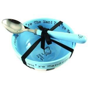  Our Name Is Mud by Lorrie Veasey Chicks Bowl and Spoon, 3 