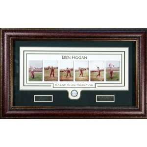  Ben Hogan   Signed & Framed   Golf Ball Display Sports 