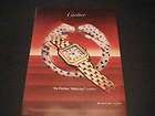 1952 Cartier Jewelry Watch Watches Ad  