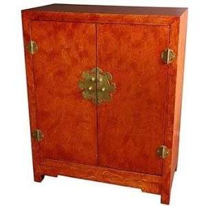  Burl Wood Cabinet