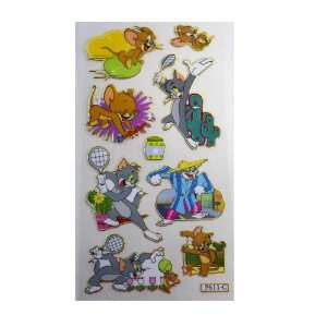  Assorted Tom and Jerry Stickers (3 Sheets): Toys & Games