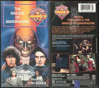 DR. WHO THE MASQUE OF MANDRAGORA VHS new sealed RareOOP 086162594830 