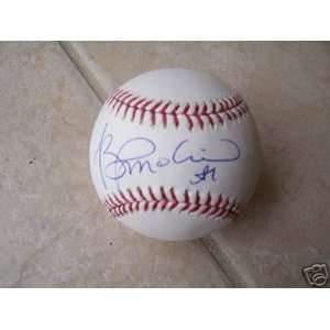 Bengie Molina Autographed Baseball   Sf Giants Official Ml  