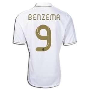  Adidas Real Madrid 11/12 BENZEMA Home Soccer Jersey 