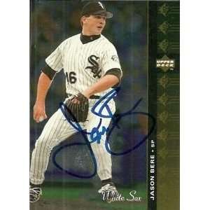  Jason Bere Signed Chicago White Sox 1994 UD SP Card 