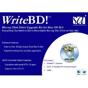  WriteBDTM Blu ray Disc Drive Upgrade Kit for Mac OS 10.5 