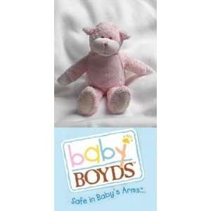  Baby Boyds Tizzie Pink Plush Lamb Squeaker Toy #610230 