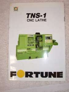 Victor/Fortune Catalog~TNS 1 CNC Lathe~Machine Tool  