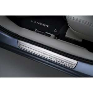   and Lancer Sportback Door Sill Scuff Plates Lancer Logo: Automotive