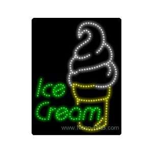  Ice Cream Cones LED Sign 26 x 20