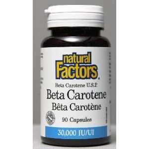  Beta Carotene 30000iu (90Capsules) Brand Natural Factors 