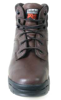 Timberland Womens Boots Steel Toe Pro Series Waterproof Brown Leather 
