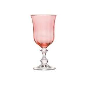  By Mikasa French Countryside Pink Collection Goblet 15Oz 