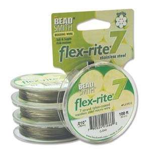  Clear Coat Flex Rite Beading Stringing Wire .010 Inch Very 