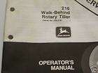 John Deere 448 Tiller Operators manual book 750,650 items in FOREVER 